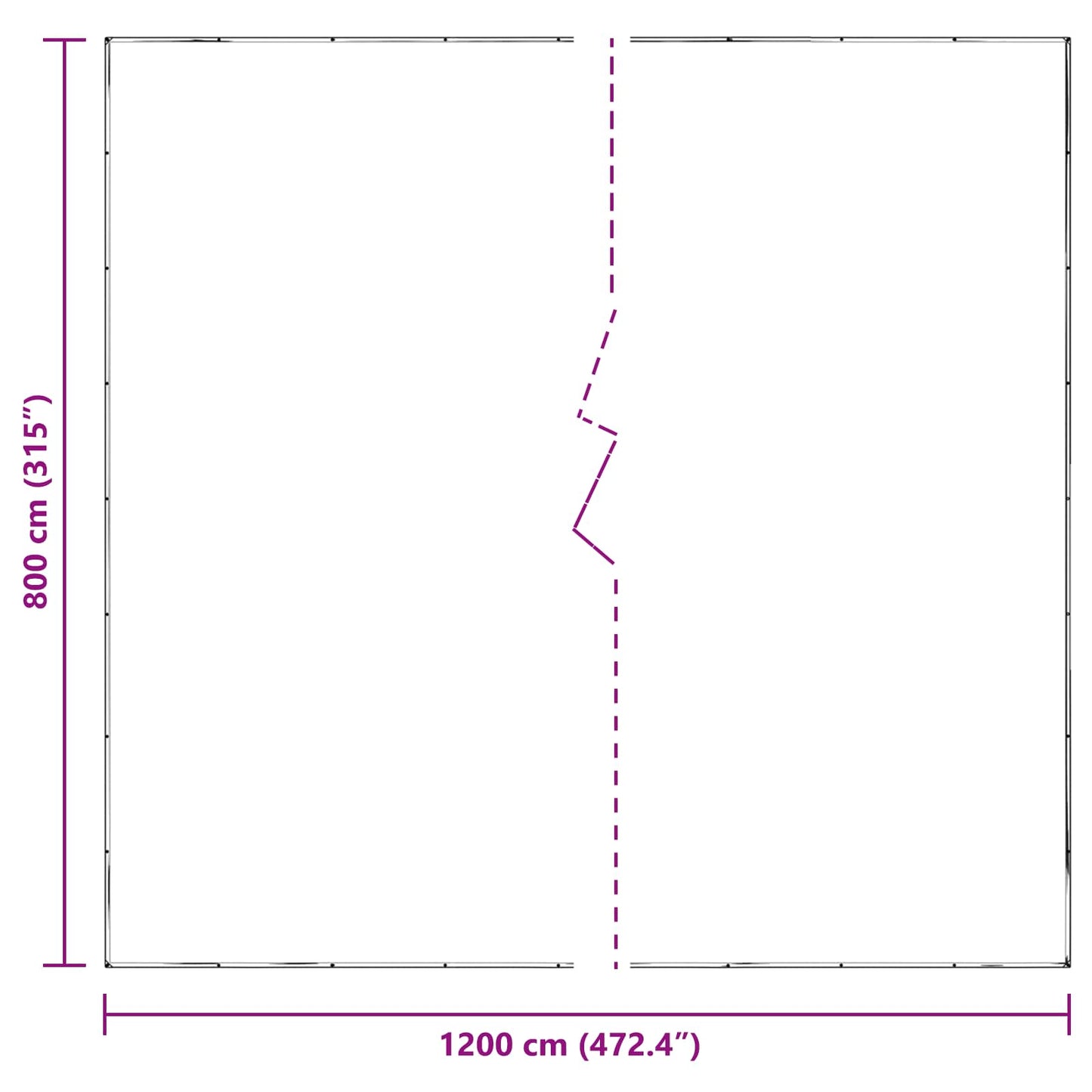 Copertura per Piante Trasparente 8 x 12 m PE | homemem39