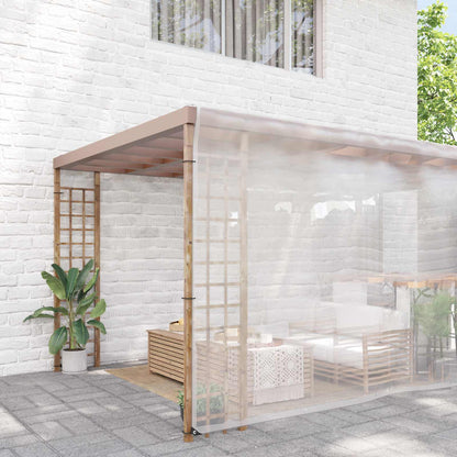 Telo con Occhielli Trasparente 10 x 10 m Polietilene | homemem39