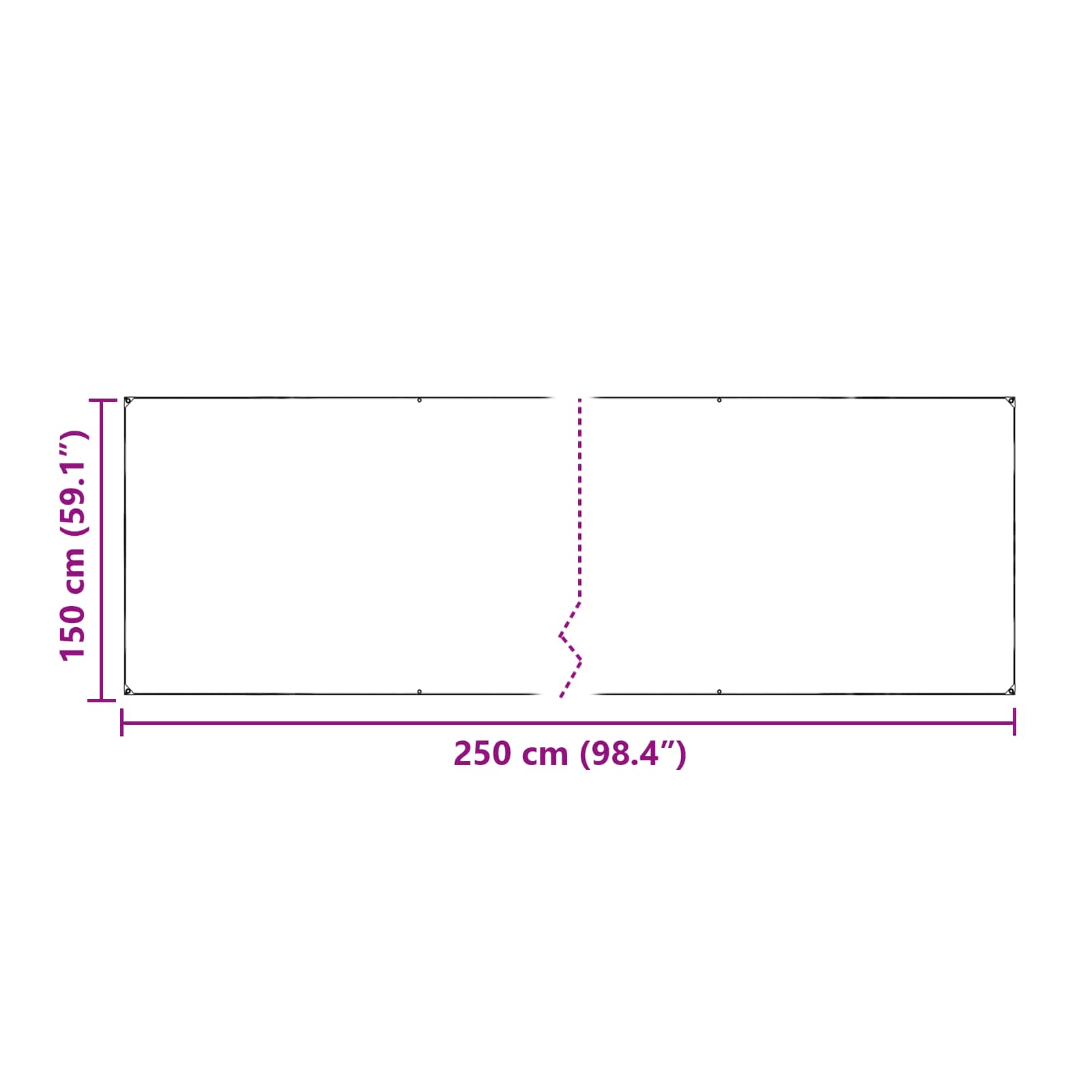 Copertura per Piante Trasparente 2,5 x 1,5 m PE | homemem39