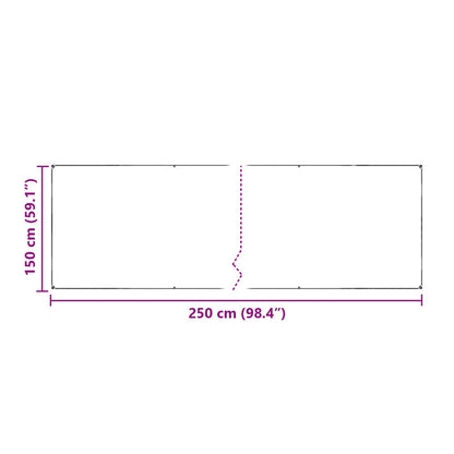 Copertura per Piante Trasparente 2,5 x 1,5 m PE | homemem39