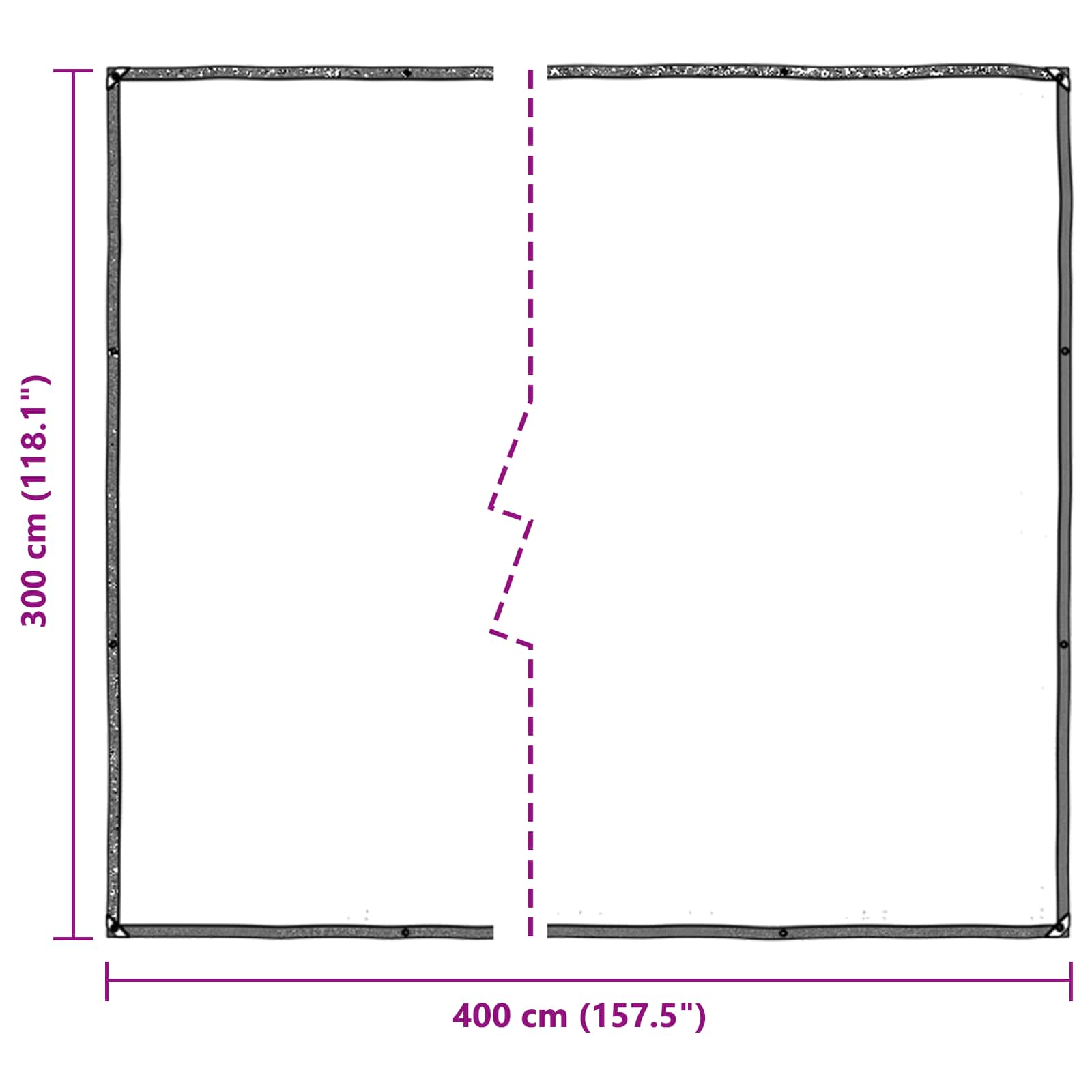 Copertura per Piante Trasparente 3 x 4 m PE | homemem39