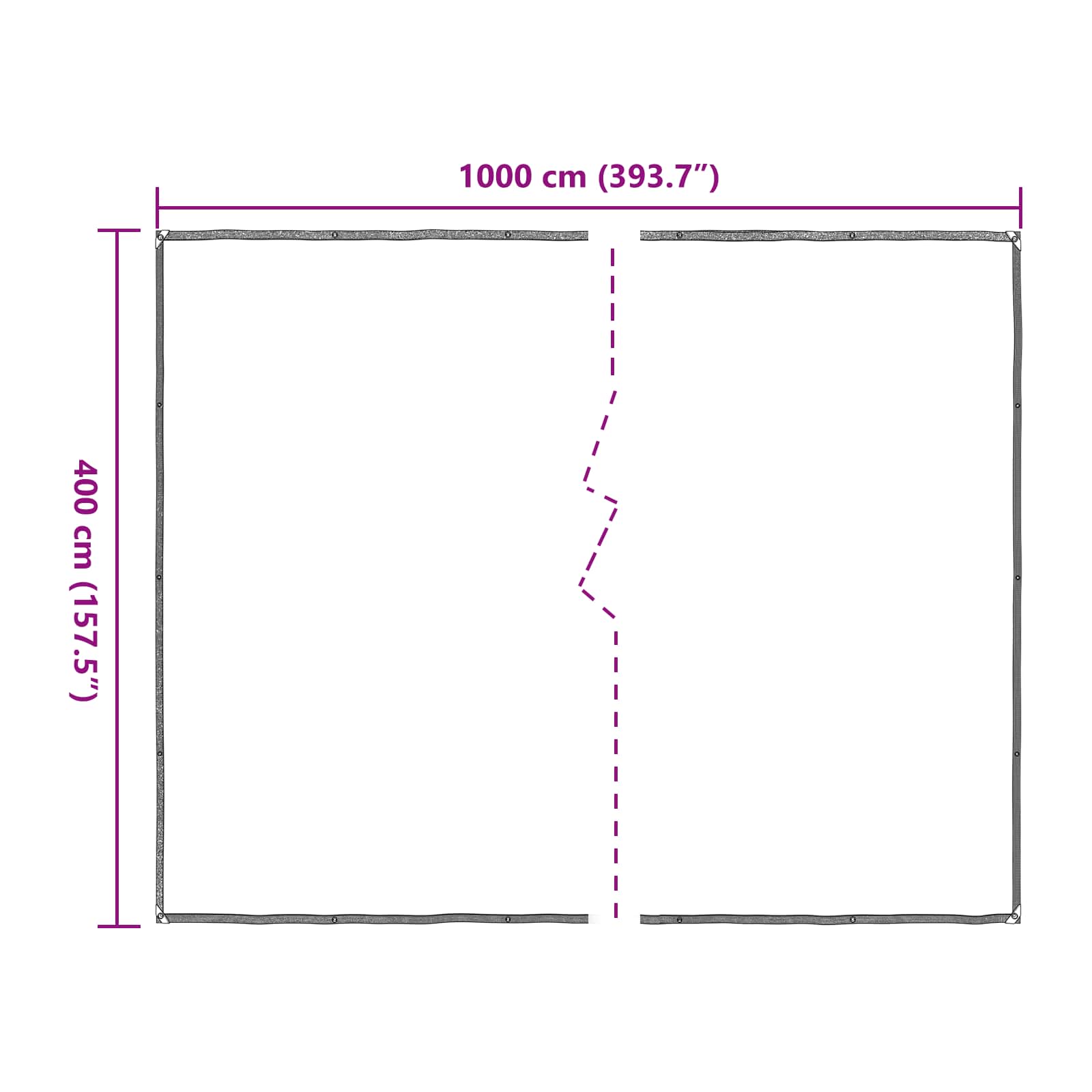 Copertura per Piante Trasparente 4 x 10 m PE | homemem39