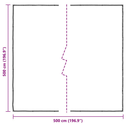 Copertura per Piante Trasparente 5 x 5 m PE | homemem39