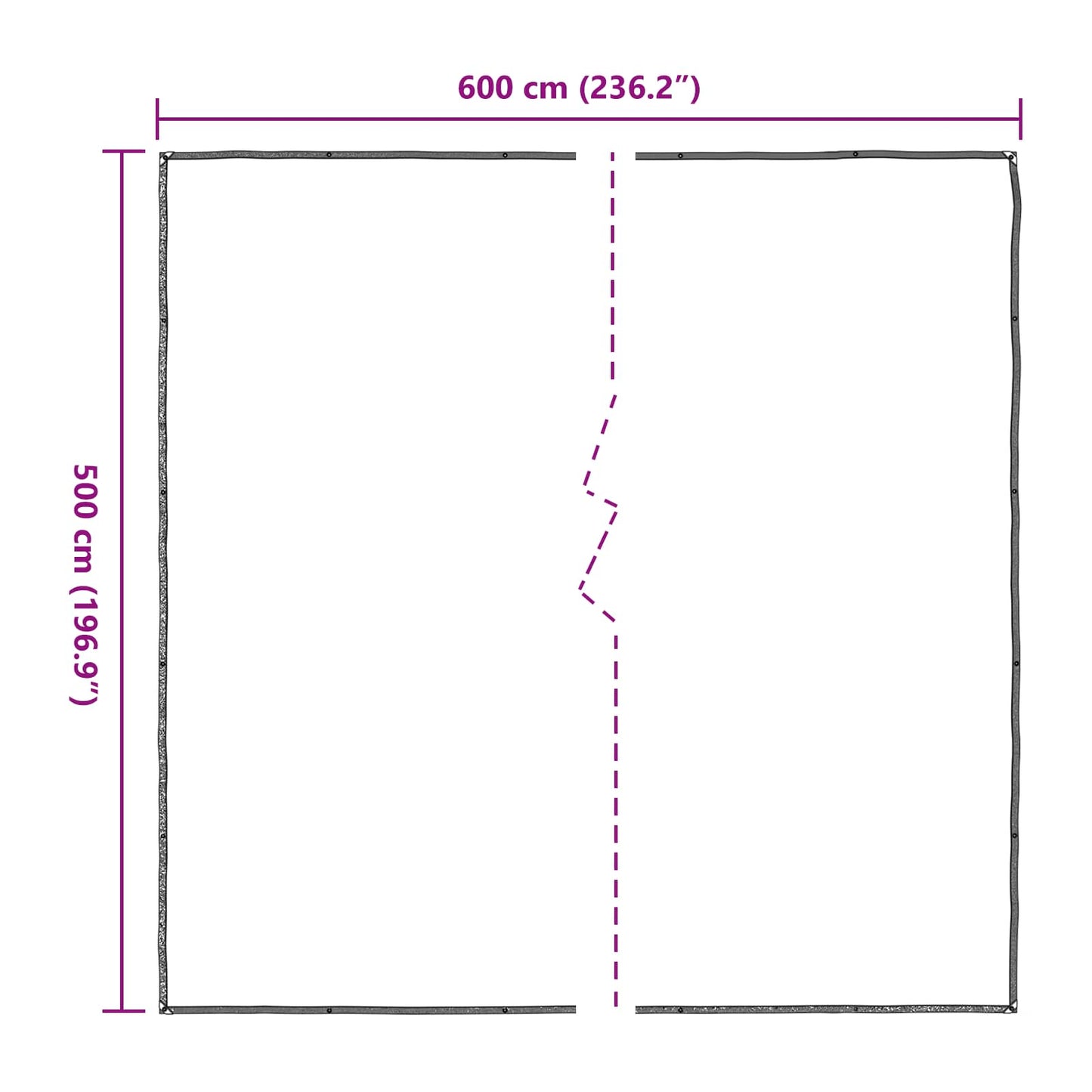 Copertura per Piante Trasparente 5 x 6 m PE | homemem39