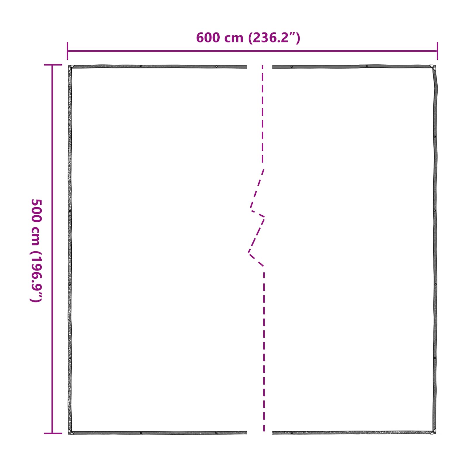 Copertura per Piante Trasparente 5 x 6 m PE | homemem39