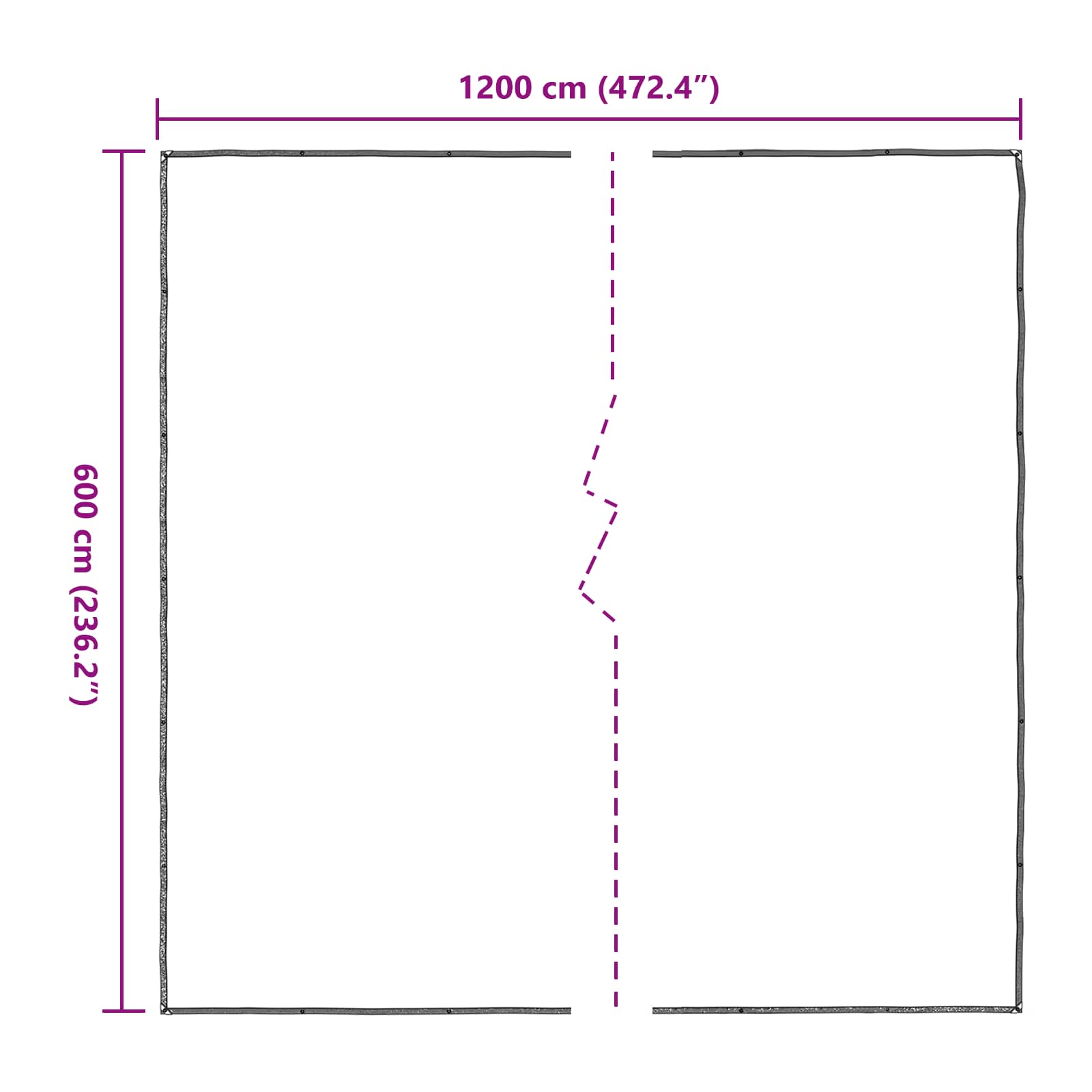 Copertura per Piante Trasparente 6 x 12 m PE | homemem39
