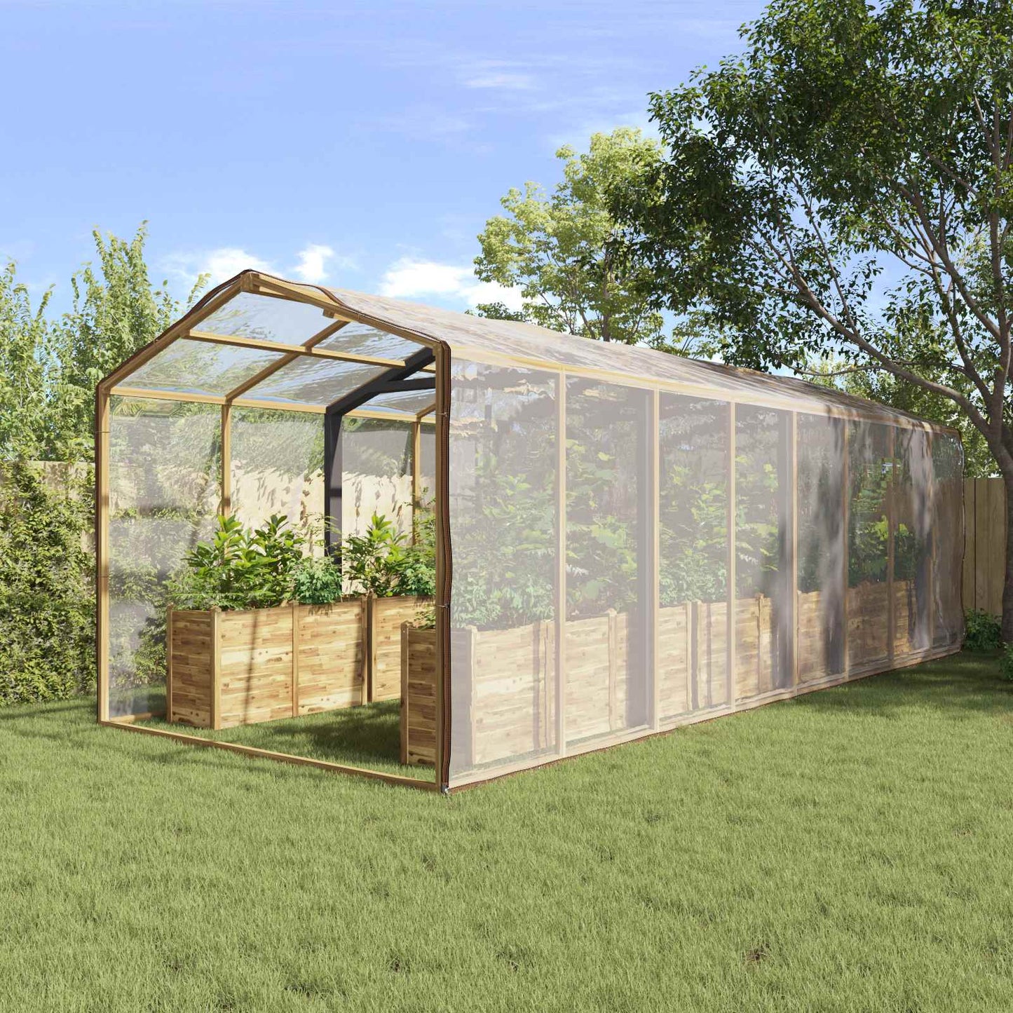 Copertura per Piante Trasparente 8 x 10 m PE | homemem39
