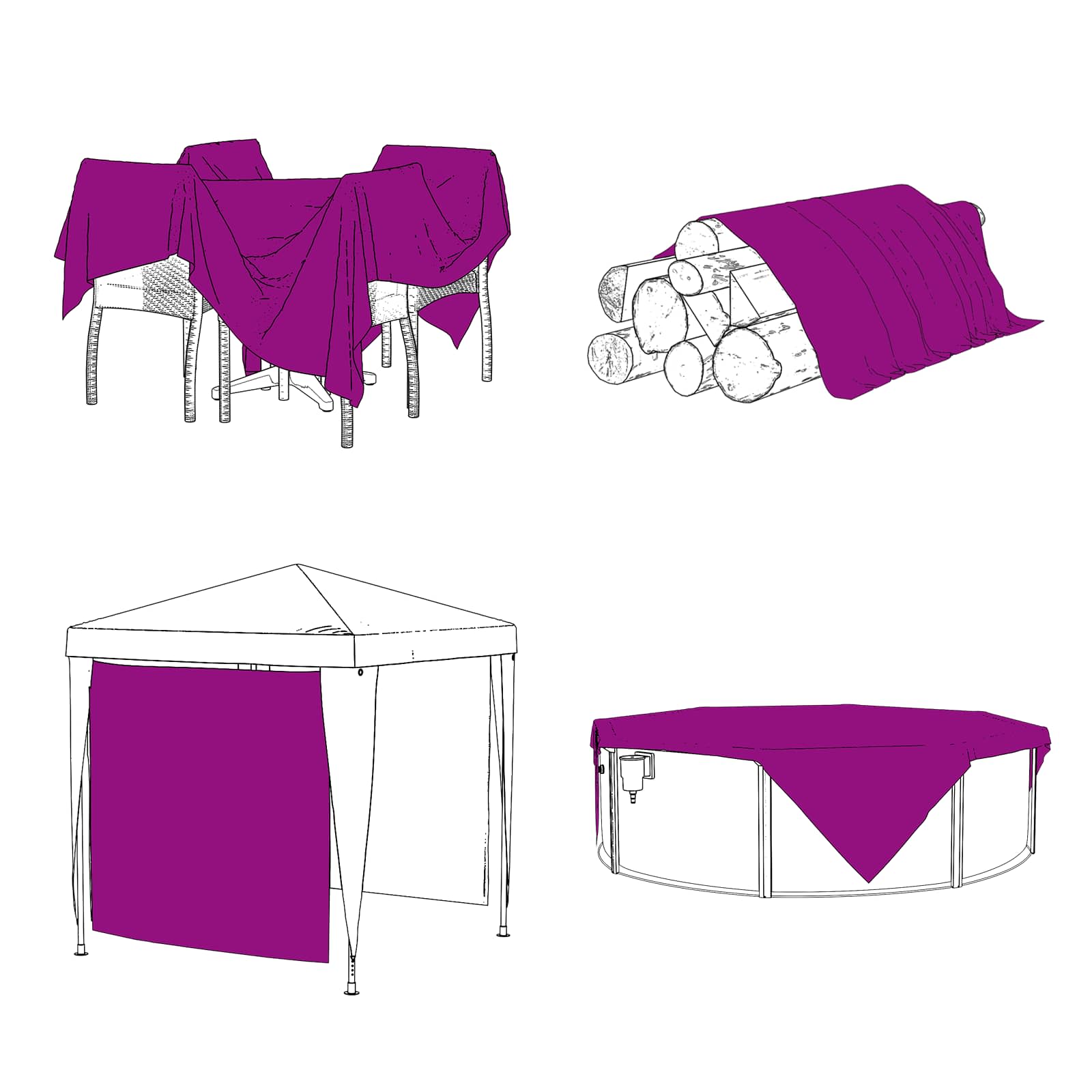 Copertura per Piante Trasparente 10 x 12 m PE | homemem39