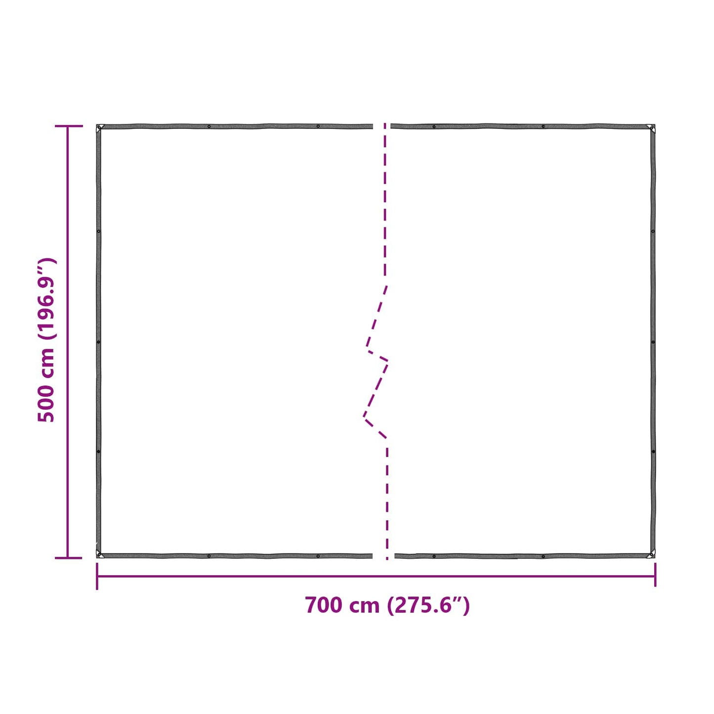 Copertura per Piante Trasparente 7 x 5 m PE | homemem39