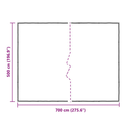Copertura per Piante Trasparente 7 x 5 m PE | homemem39