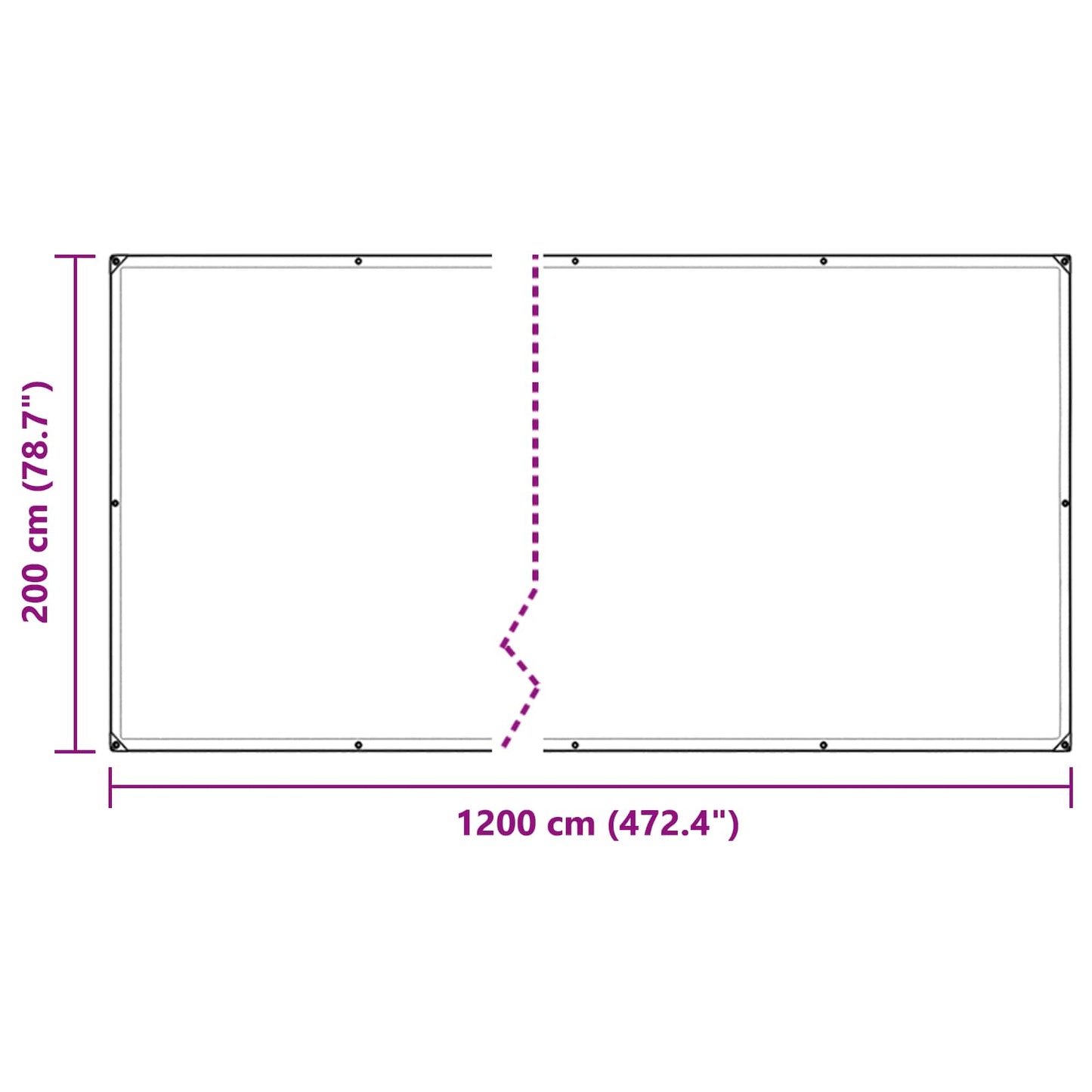 Copertura per Piante Trasparente 2 x 12 m PVC | homemem39