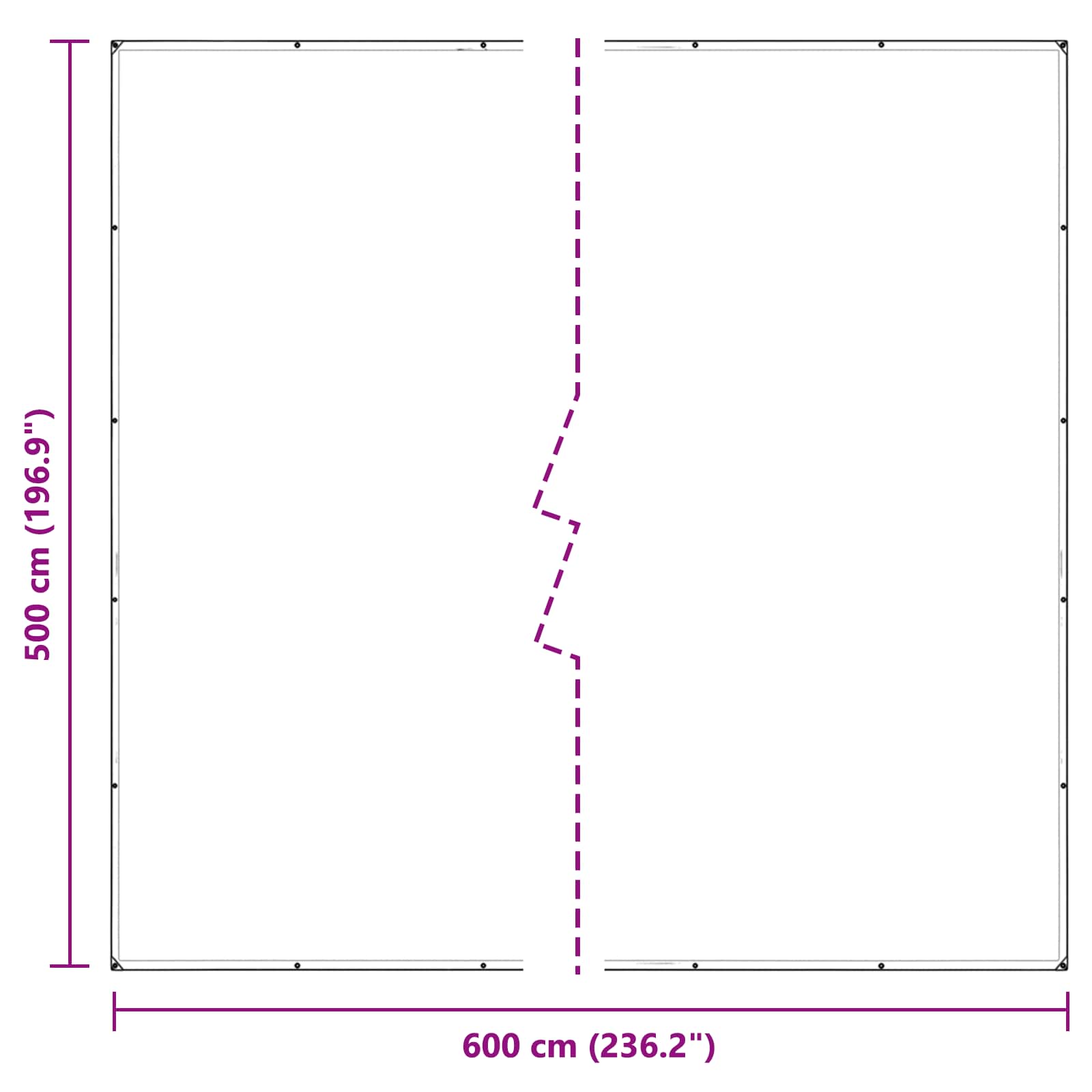 Copertura per Piante Trasparente 5 x 6 m PVC | homemem39