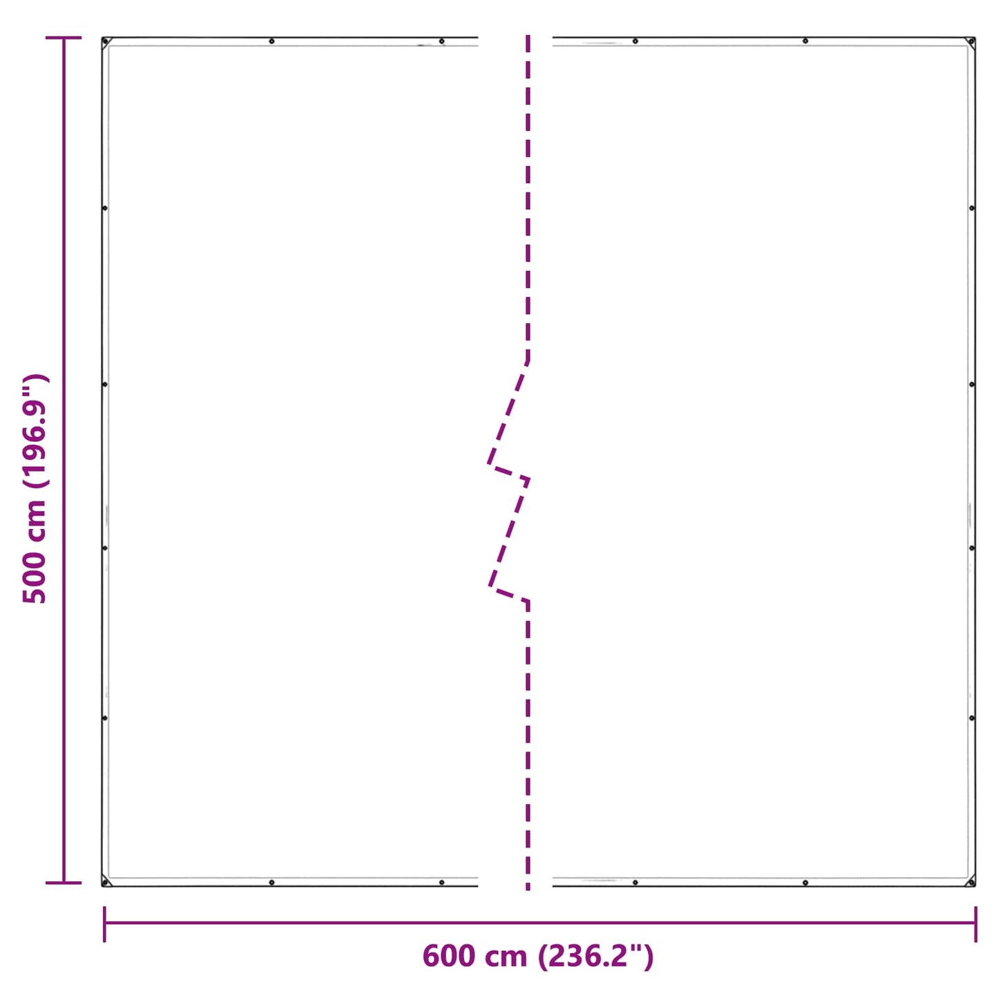 Copertura per Piante Trasparente 5 x 6 m PVC | homemem39