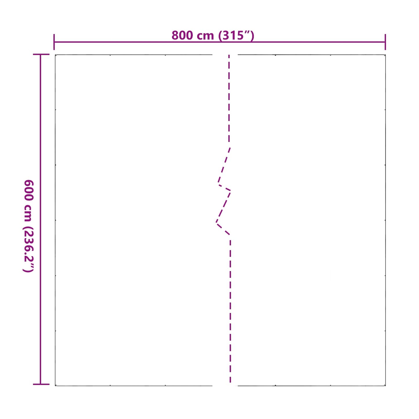 Copertura per Piante Trasparente 6 x 8 m PVC | homemem39