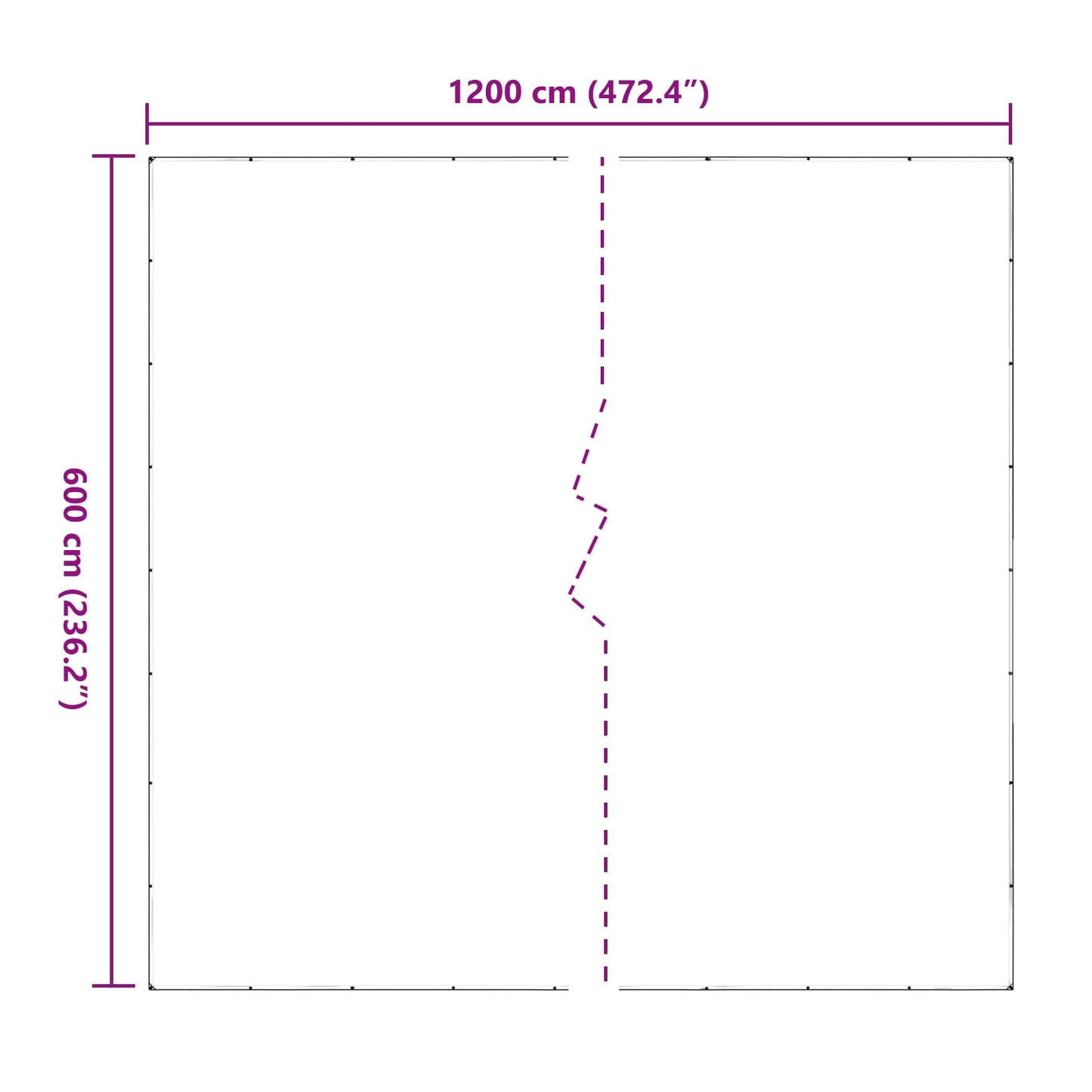 Copertura per Piante Trasparente 6 x 12 m PVC | homemem39
