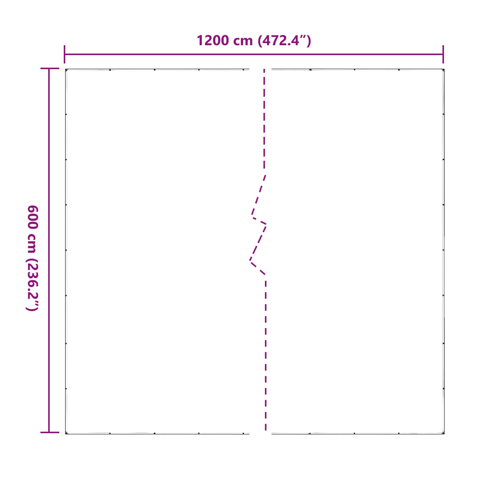 Copertura per Piante Trasparente 6 x 12 m PVC | homemem39