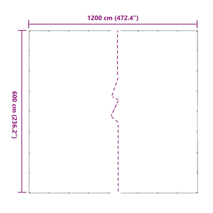 Copertura per Piante Trasparente 6 x 12 m PVC | homemem39