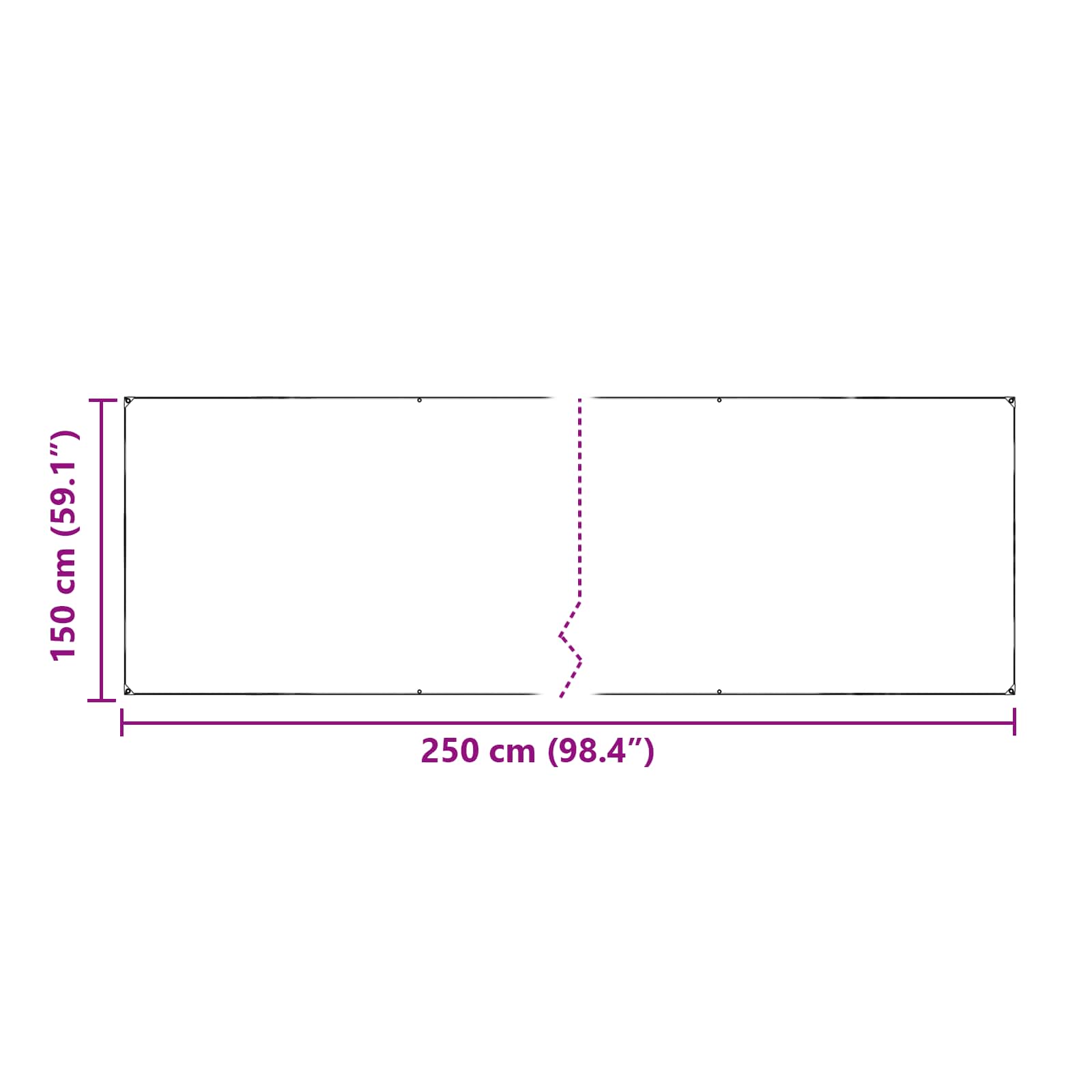Copertura per Piante Trasparente 2,5 x 1,5 m PVC | homemem39
