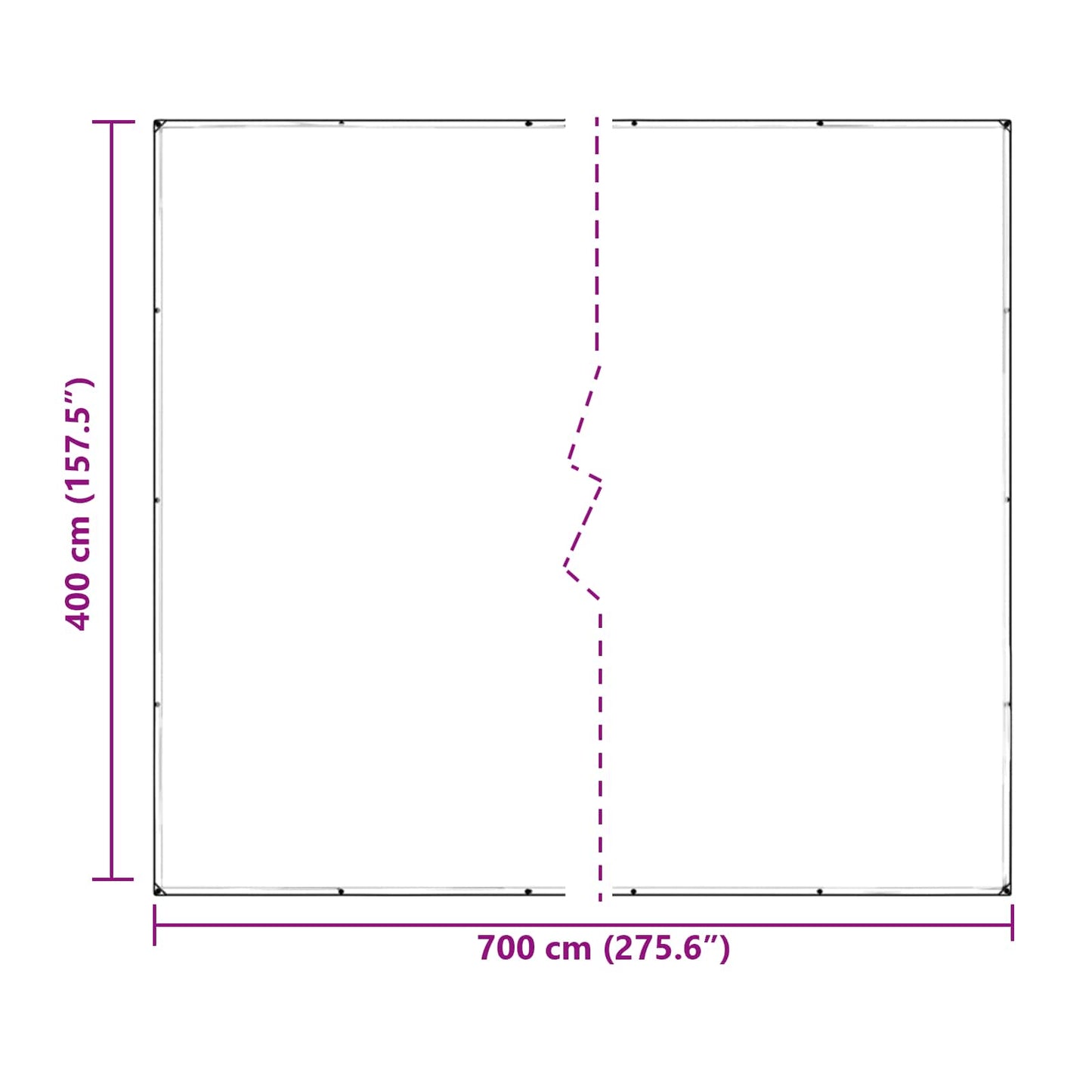 Copertura per Piante Trasparente 7 x 4 m PVC | homemem39