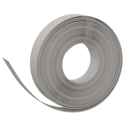 Bordatura per giardino 25 m 10 cm PE Grigio | homemem39