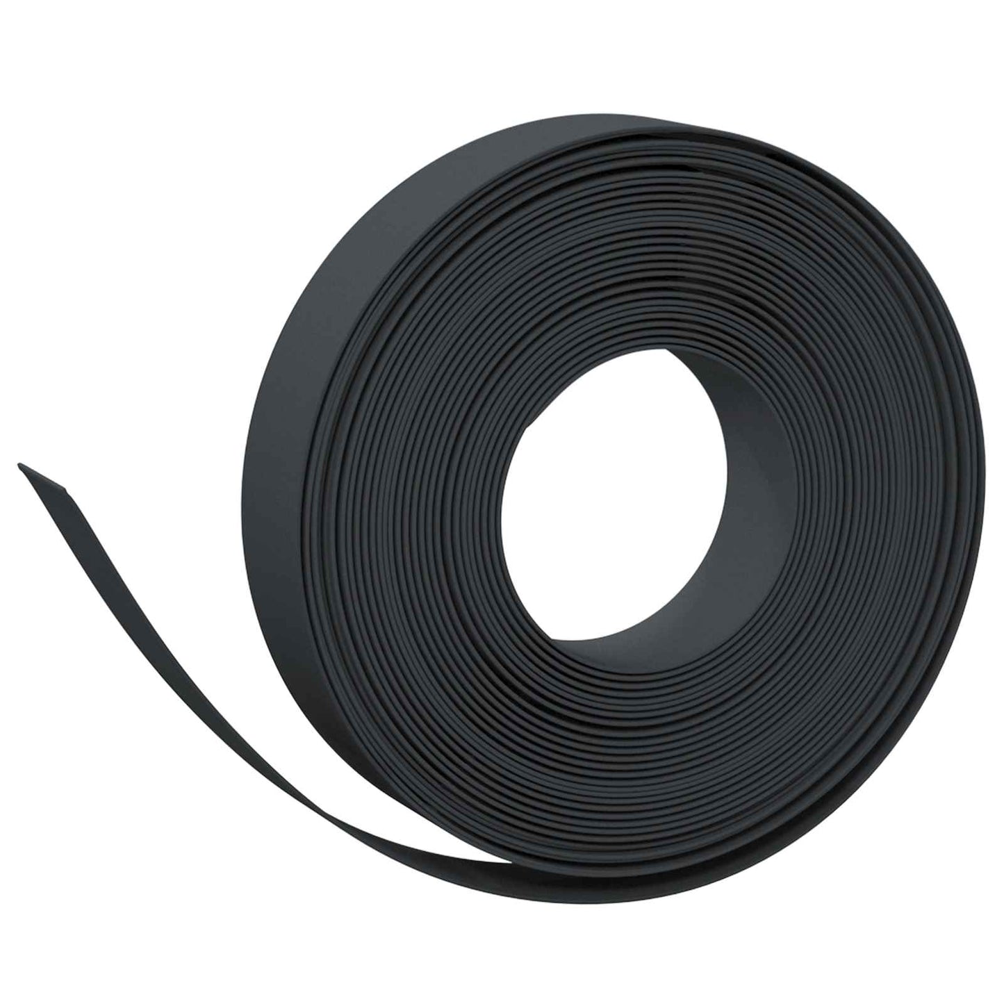 Bordatura per giardino 25 m 10 cm PE Nero | homemem39