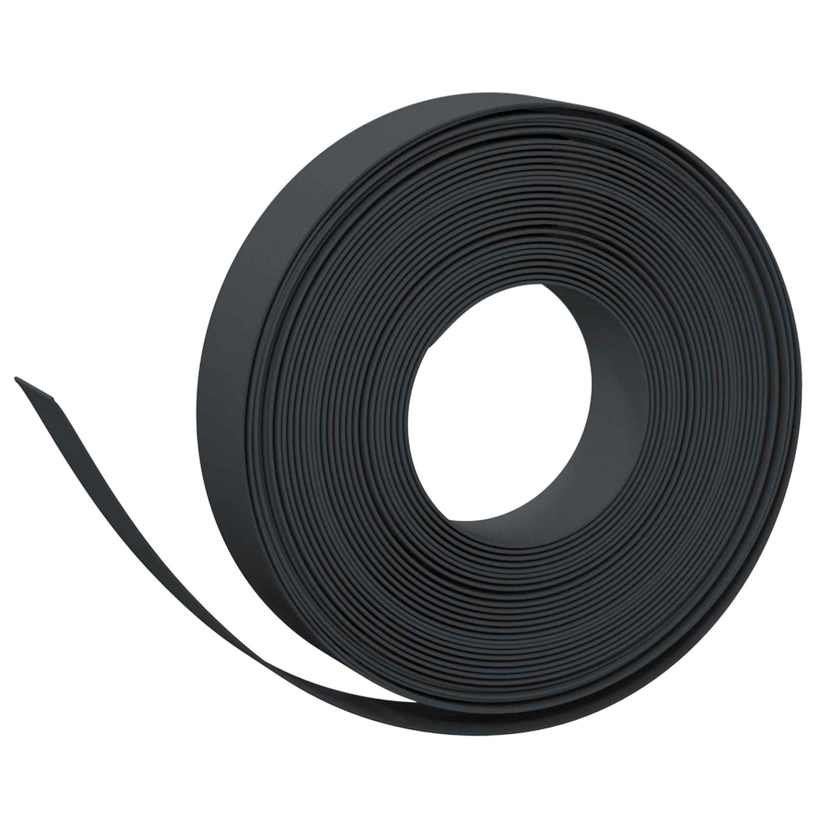 Bordatura per giardino 25 m 10 cm PE Nero | homemem39