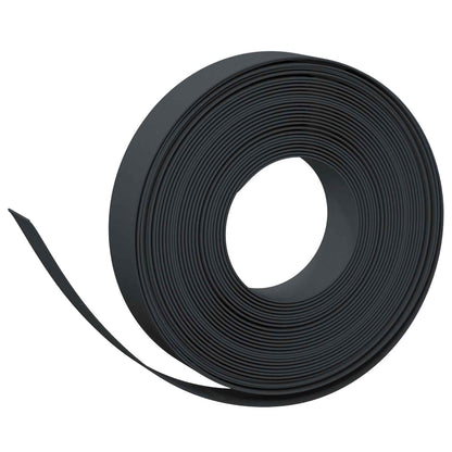 Bordatura per giardino 25 m 10 cm PE Nero | homemem39