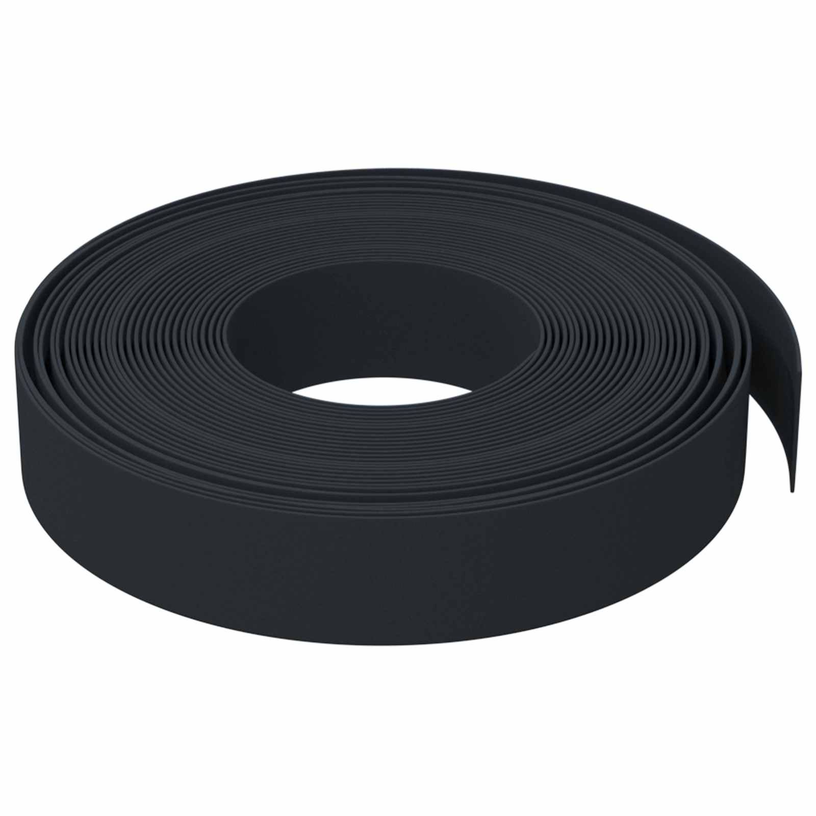 Bordatura per giardino 25 m 10 cm PE Nero | homemem39
