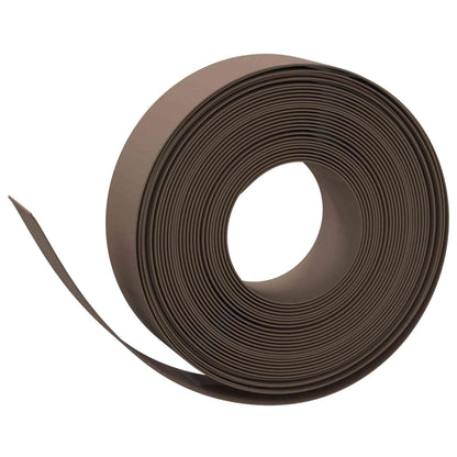 Bordatura per giardino 25 m 15 cm PE Marrone | homemem39