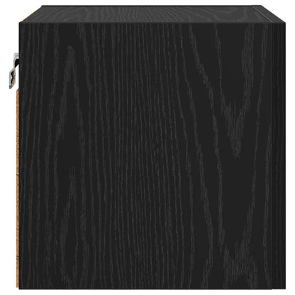 Mobile TV da parete 4 pcs Rovere Nero 30,5 x 30 x 30 cm | homemem39