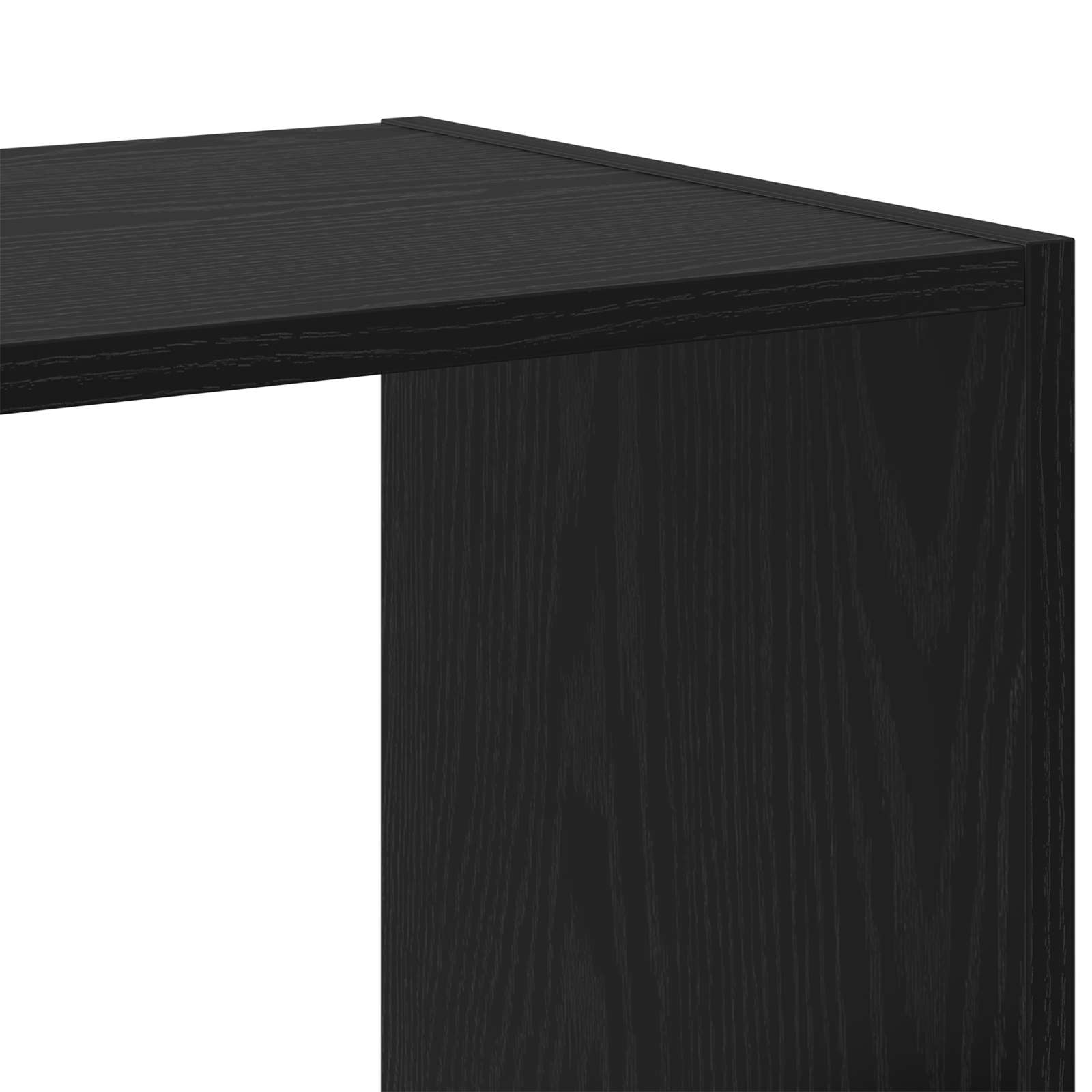 Libreria Rovere Nero 102 x 32 x 102 cm | homemem39