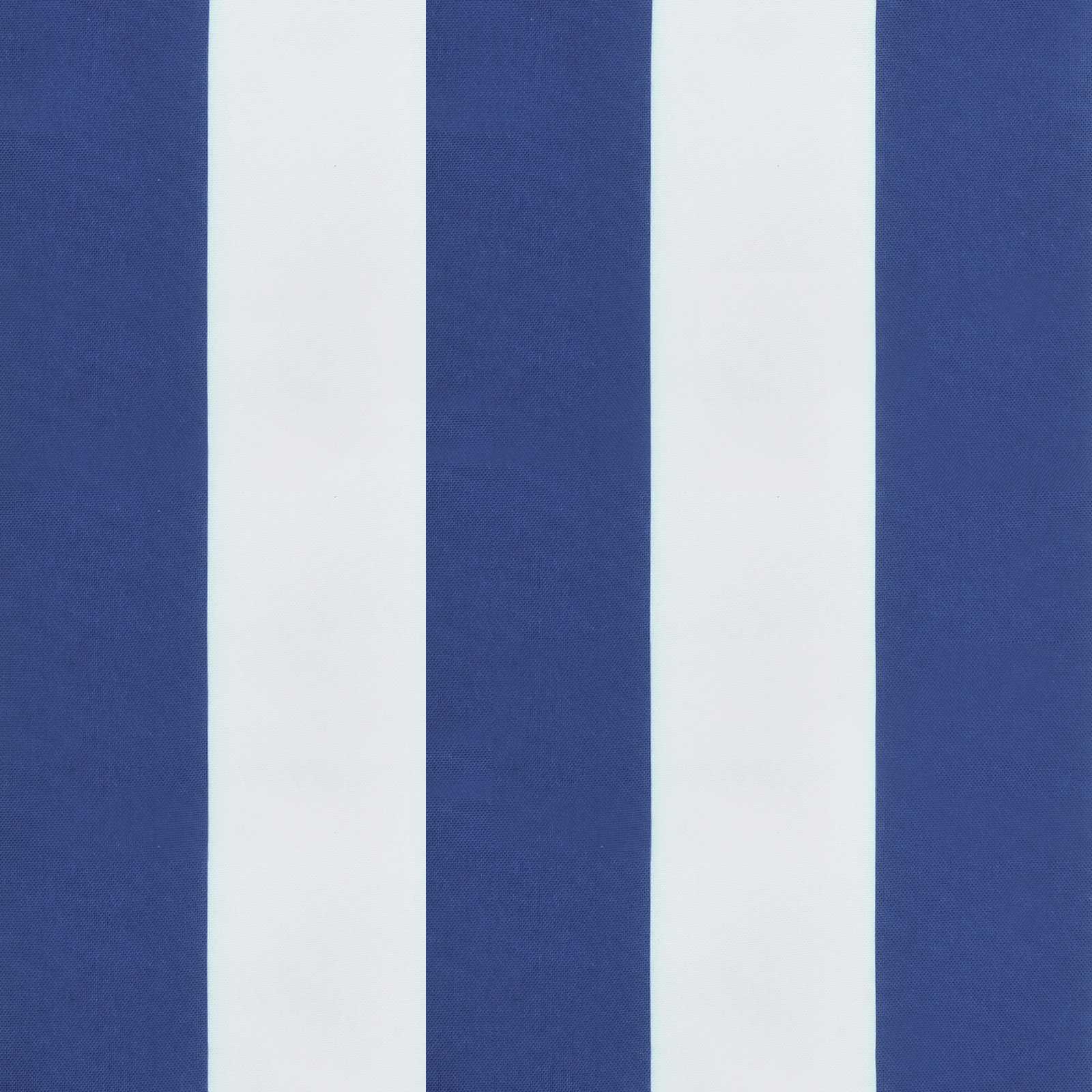 Cuscino da Esterno 3 pcs Blu e Bianco 103 x 58 x 10 cm Tessuto | homemem39