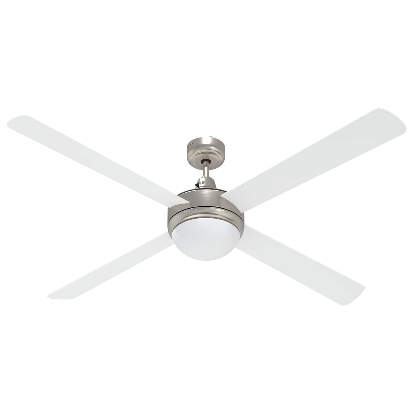 Ventilatore da soffitto con luce e telecomando Ø 130 cm Bianco | homemem39