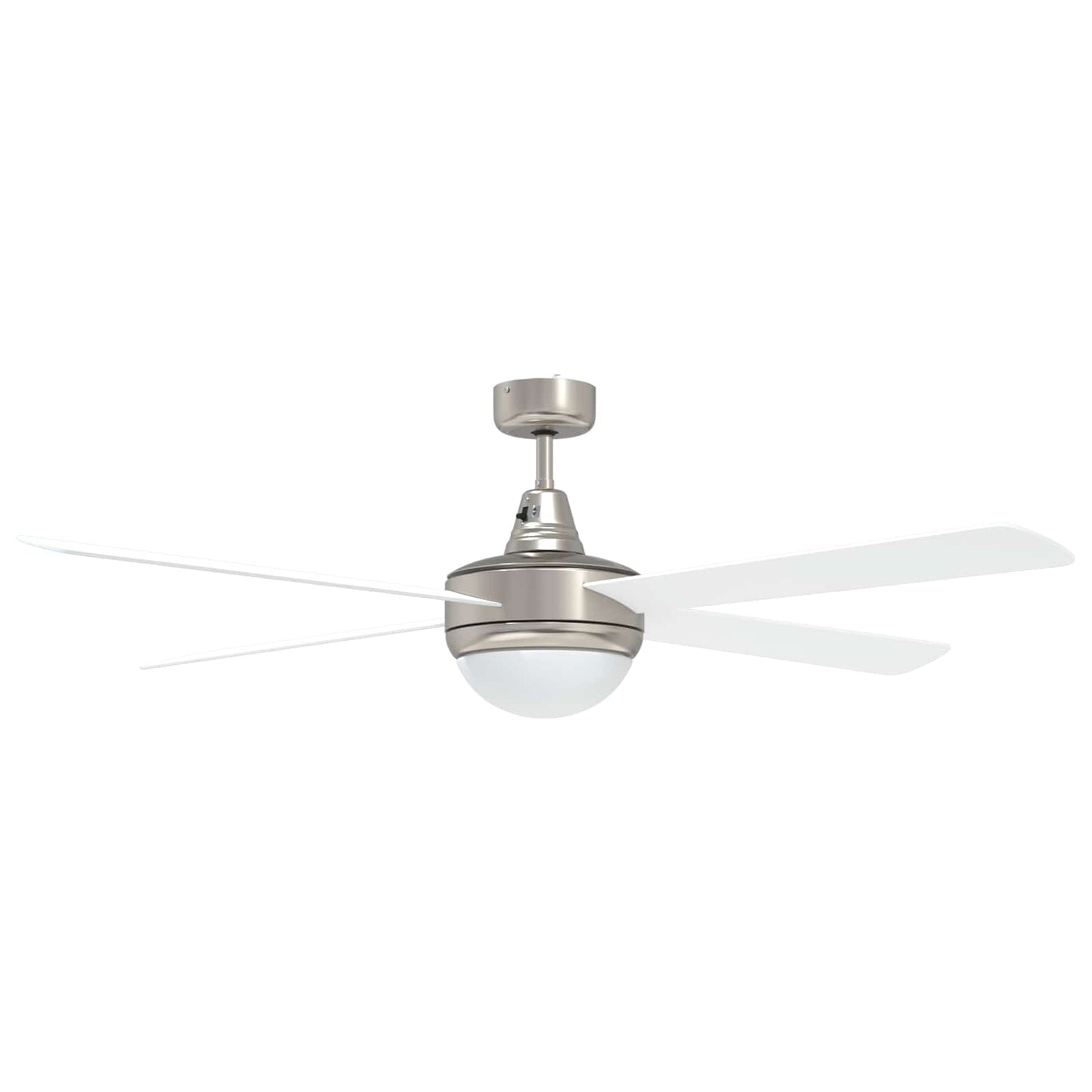 Ventilatore da soffitto con luce e telecomando Ø 130 cm Bianco | homemem39
