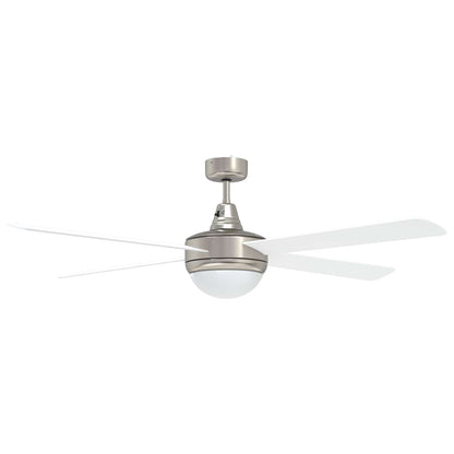 Ventilatore da soffitto con luce e telecomando Ø 130 cm Bianco | homemem39