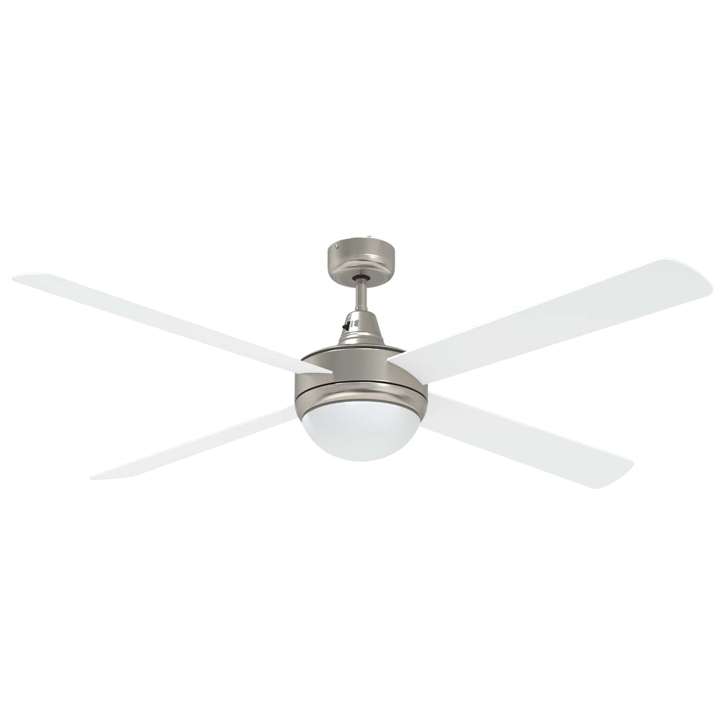 Ventilatore da soffitto con luce e telecomando Ø 130 cm Bianco | homemem39