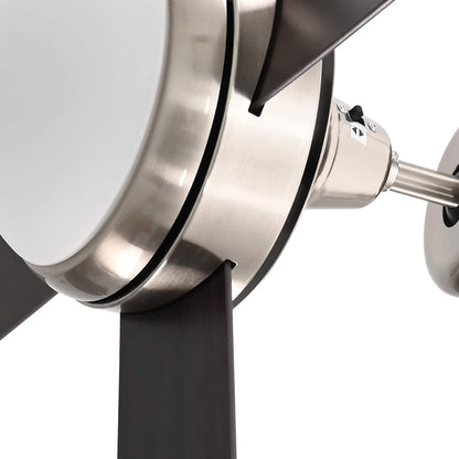 Ventilatore da soffitto con luce e telecomando Ø 130 cm | homemem39