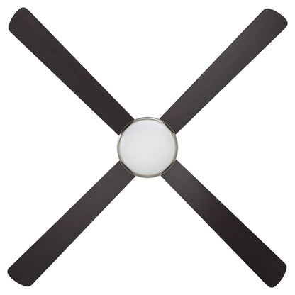 Ventilatore da soffitto con luce e telecomando Ø 130 cm | homemem39