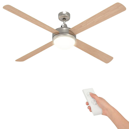 Ventilatore da soffitto con luce e telecomando Ø 130 cm Sonoma | homemem39