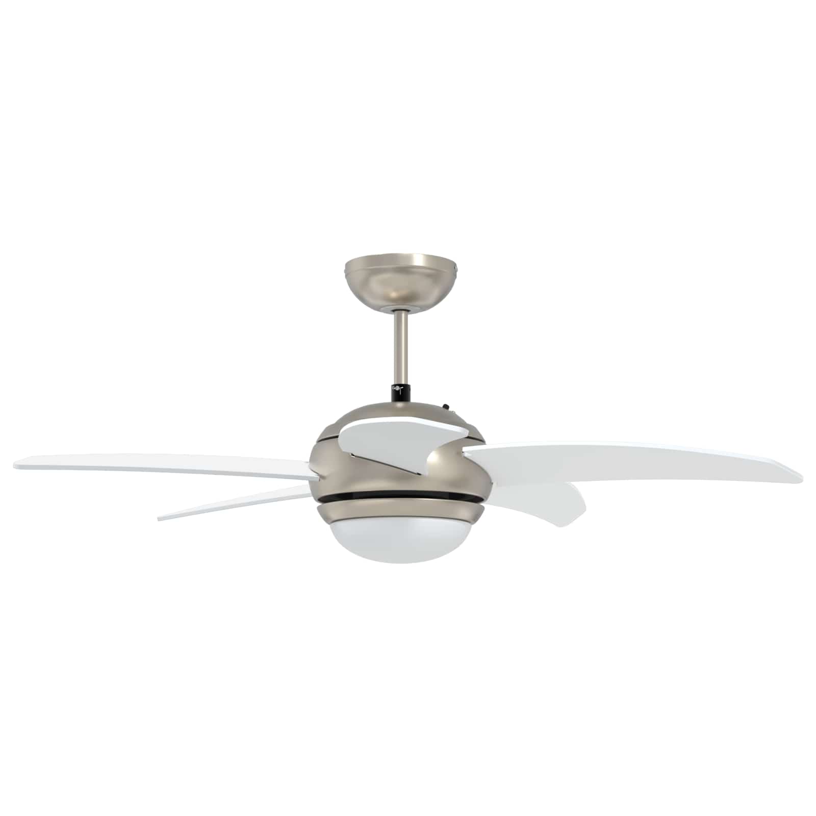 Ventilatore da soffitto con luce e telecomando Ø 110 cm Bianco | homemem39