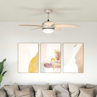 Ventilatore da soffitto con luce e telecomando Ø 110 cm Sonoma | homemem39