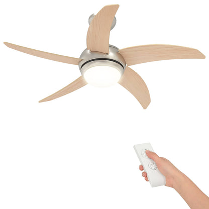 Ventilatore da soffitto con luce e telecomando Ø 110 cm Sonoma | homemem39