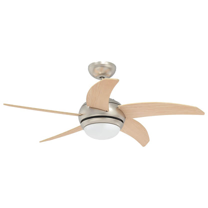 Ventilatore da soffitto con luce e telecomando Ø 110 cm Sonoma | homemem39
