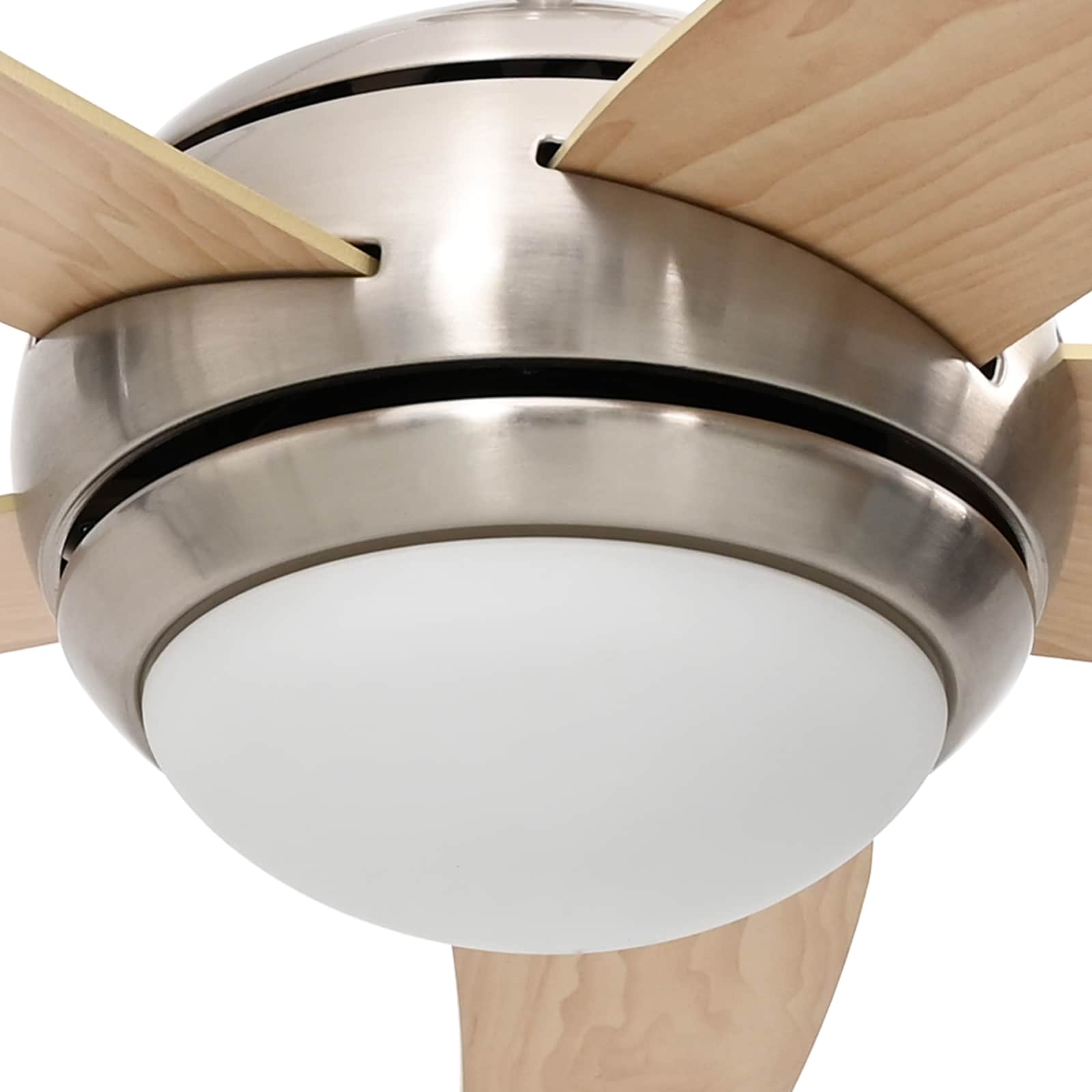 Ventilatore da soffitto con luce Ø 130 cm Sonoma | homemem39
