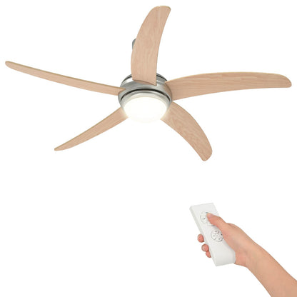 Ventilatore da soffitto con luce Ø 130 cm Sonoma | homemem39