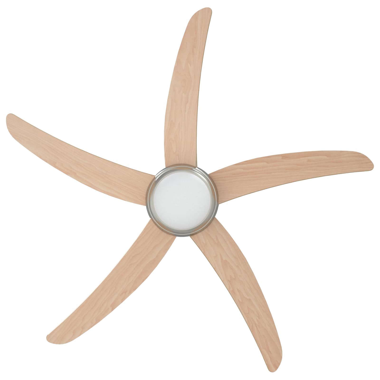Ventilatore da soffitto con luce Ø 130 cm Sonoma | homemem39