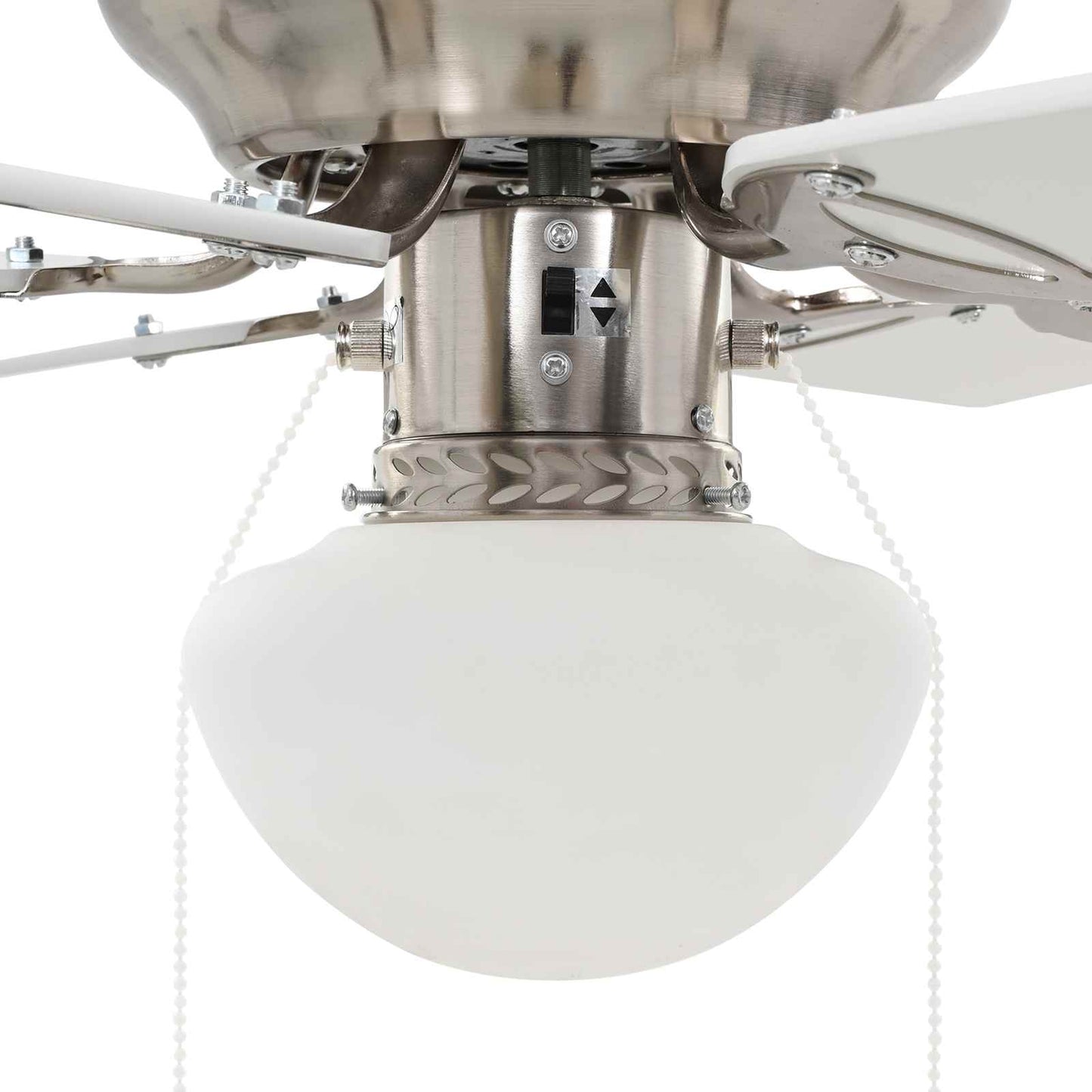 Ventilatore da soffitto con luce Ø 82 cm Bianco | homemem39