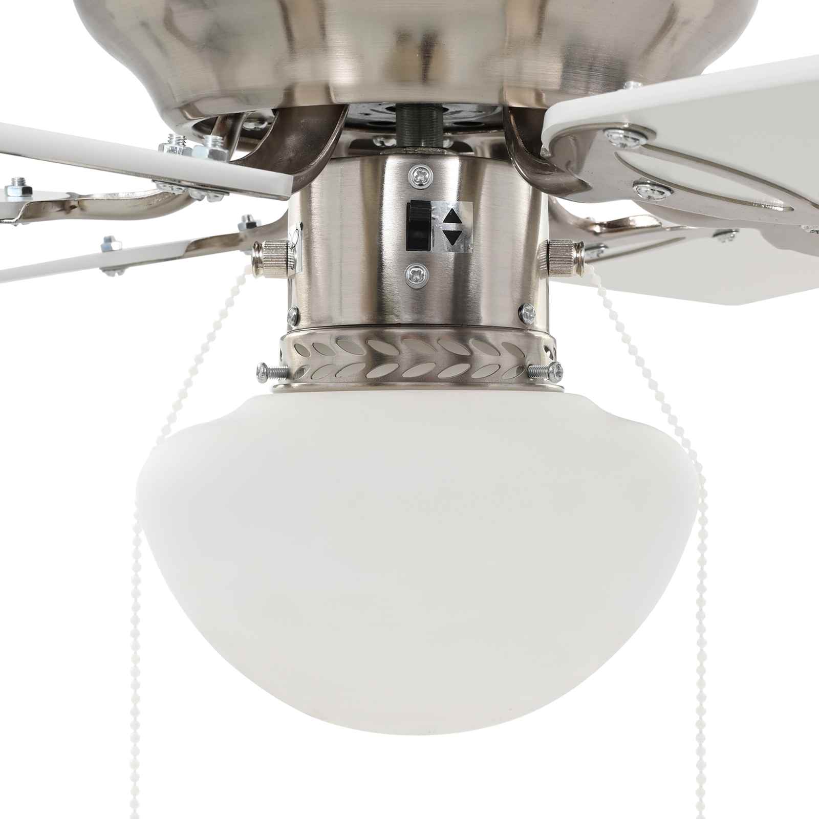 Ventilatore da soffitto con luce Ø 82 cm Bianco | homemem39