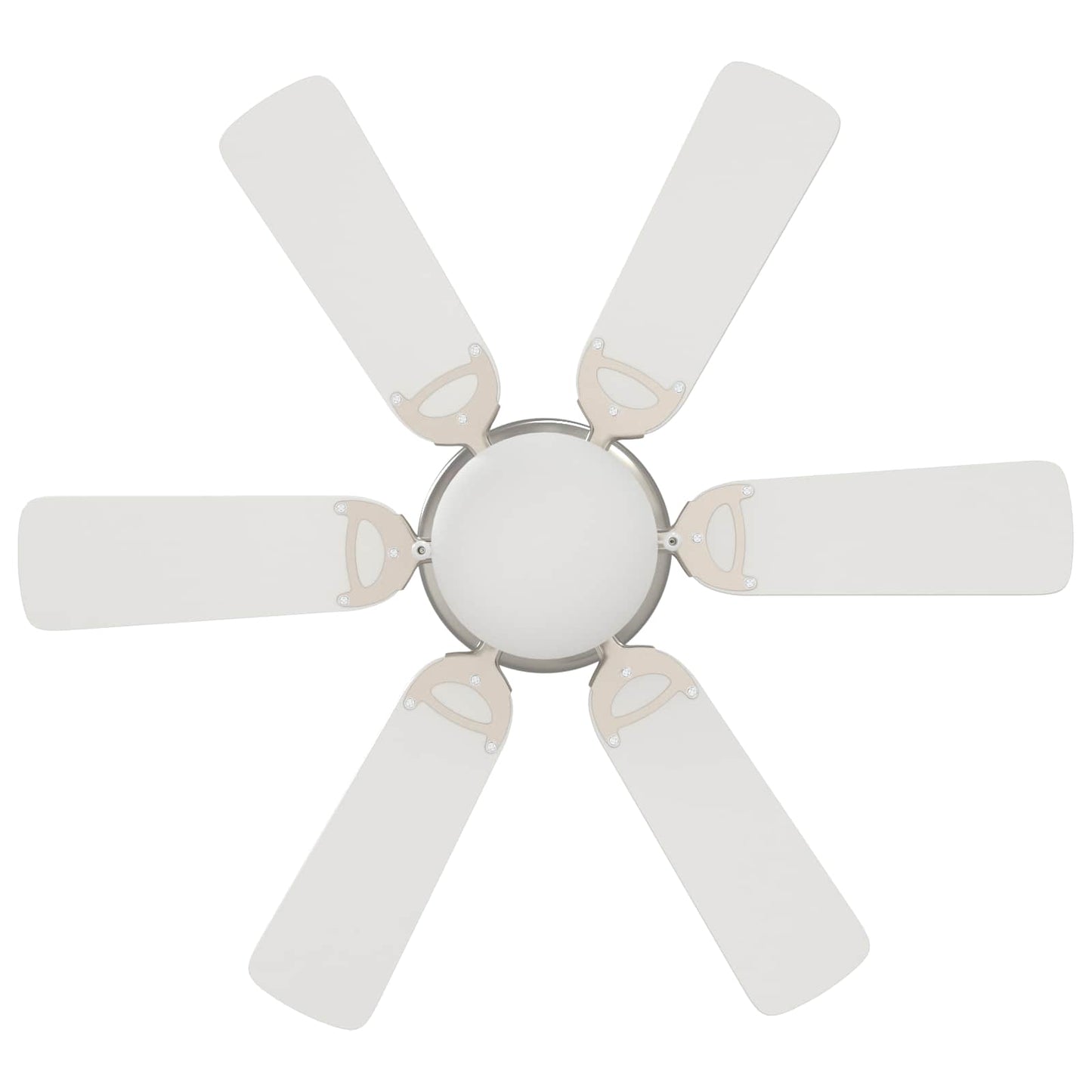 Ventilatore da soffitto con luce Ø 82 cm Bianco | homemem39