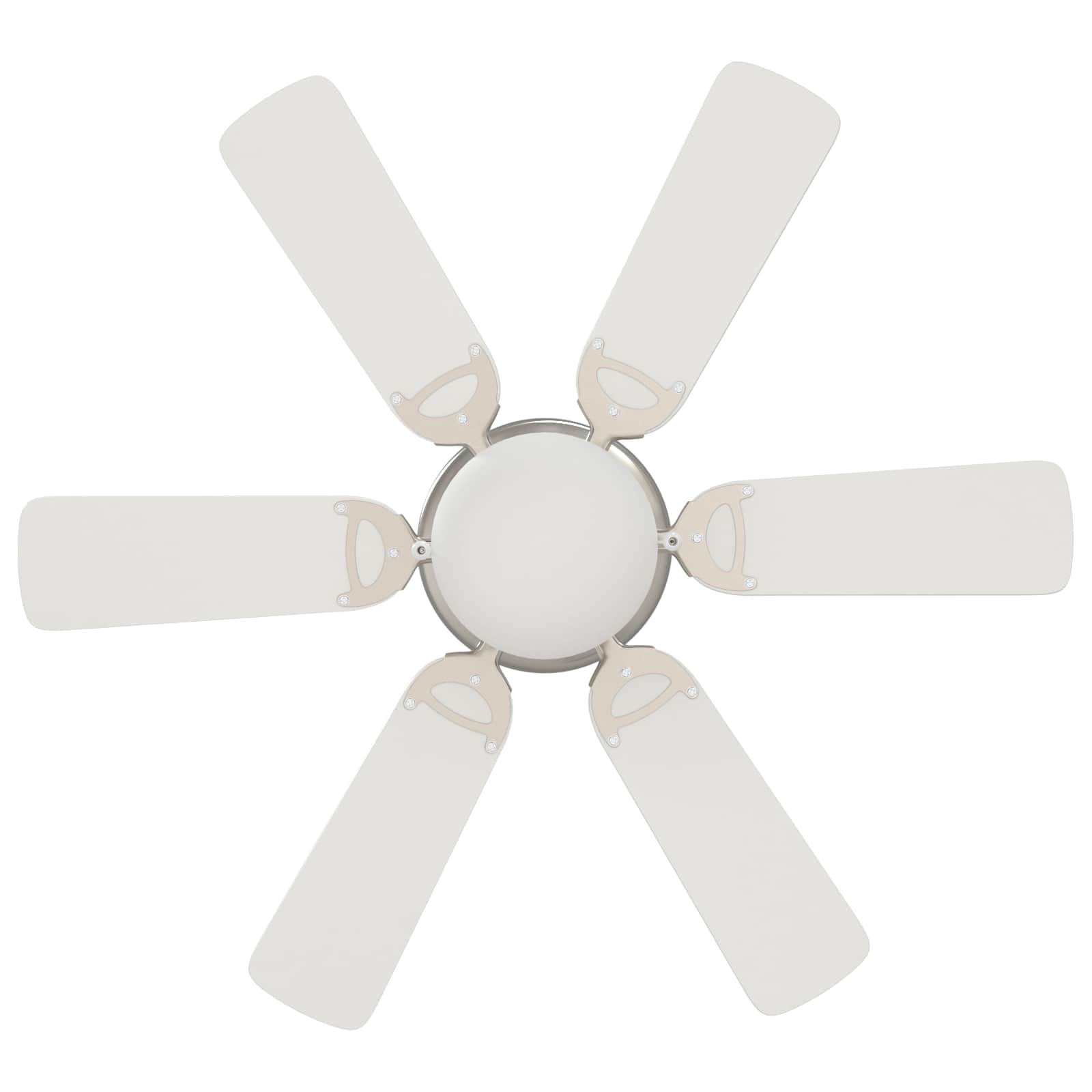 Ventilatore da soffitto con luce Ø 82 cm Bianco | homemem39